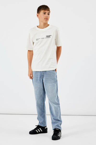 Jeans straight Light blue denim - LMTD