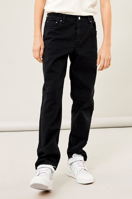 Straight jeans - zwart