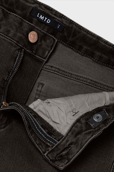 Wide jeans - black denim