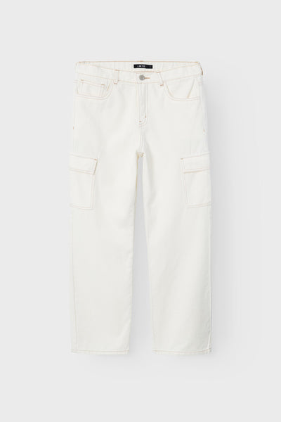 Jeans straight Blanc - LMTD