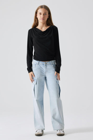 Wide jeans - light blue denim