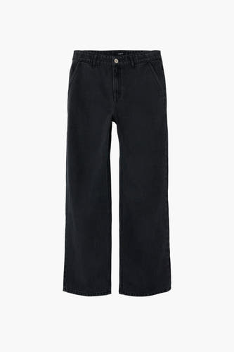 Jean en denim noir large de LMTD, avec une coupe classique et des détails subtils.