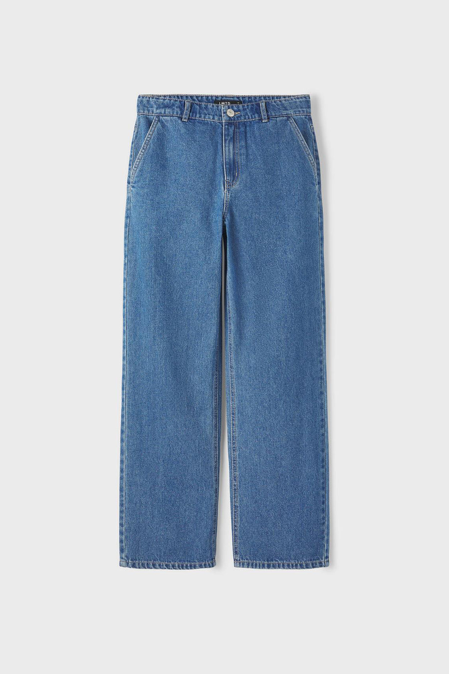 Wide jeans - mid blue denim