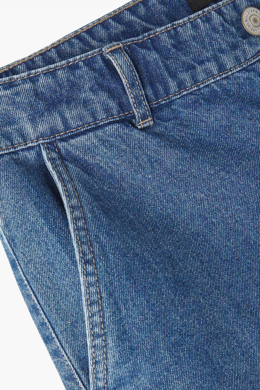 Wide jeans - mid blue denim