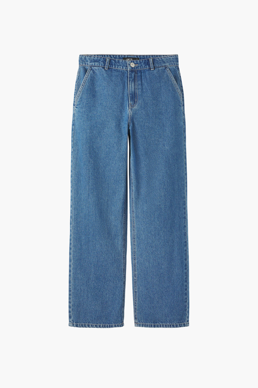 Wide jeans - mid blue denim