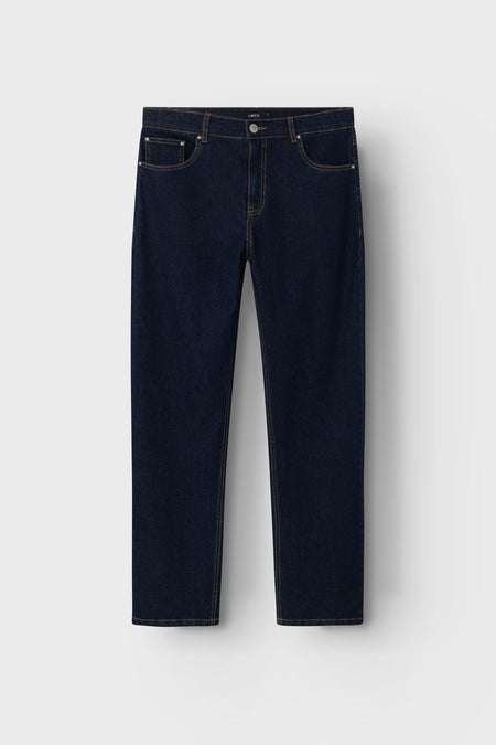 Straight jeans - dark blue denim