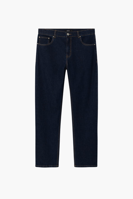 Straight jeans - dark blue denim