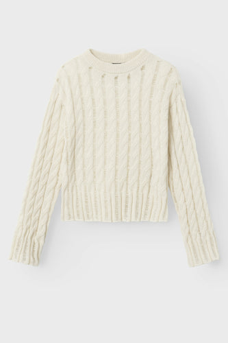 Pull met ronde hals - beige - LMTD