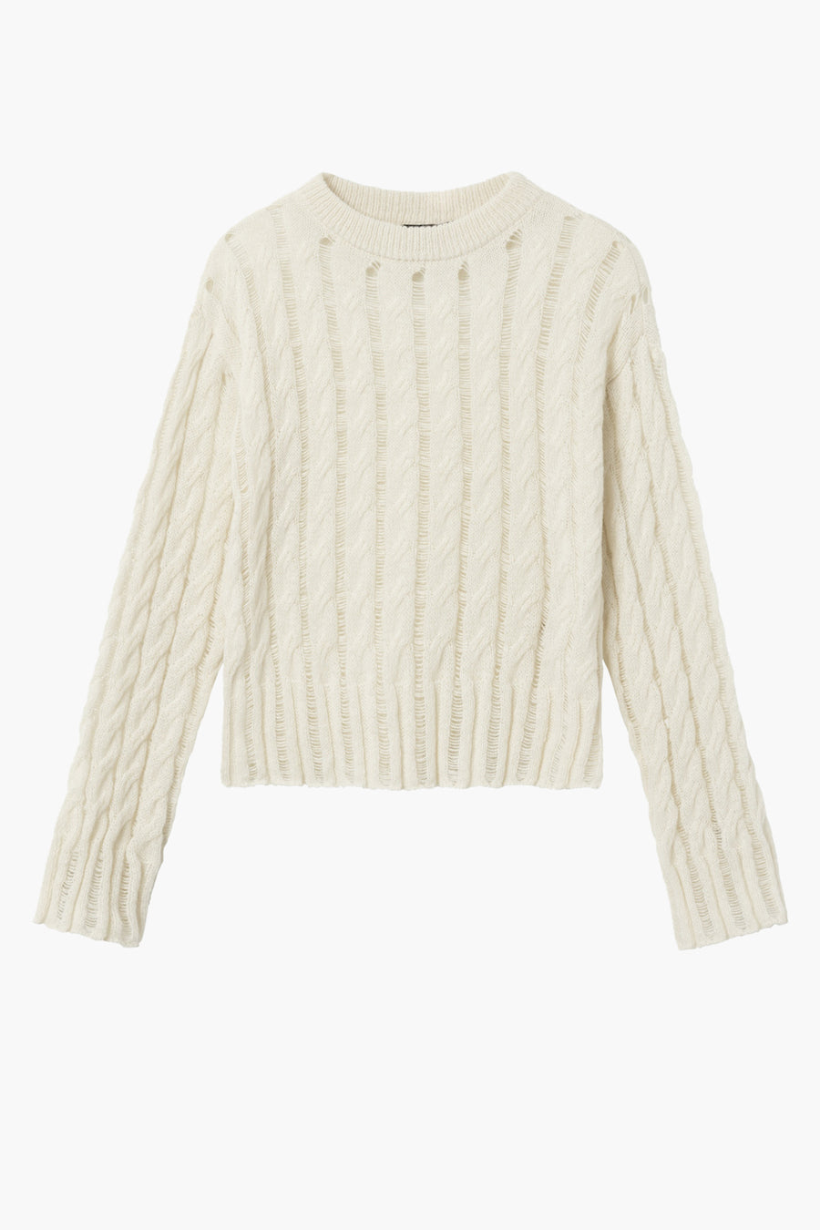 Pull met ronde hals - beige - LMTD