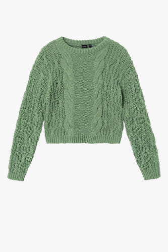 Pull met ronde hals - groen - LMTD