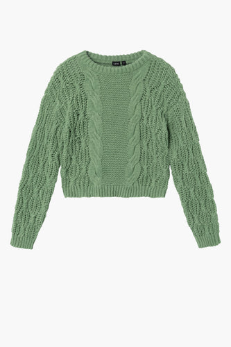 Pull met ronde hals - groen - LMTD