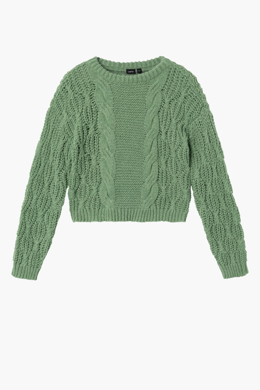 Pull met ronde hals - groen - LMTD