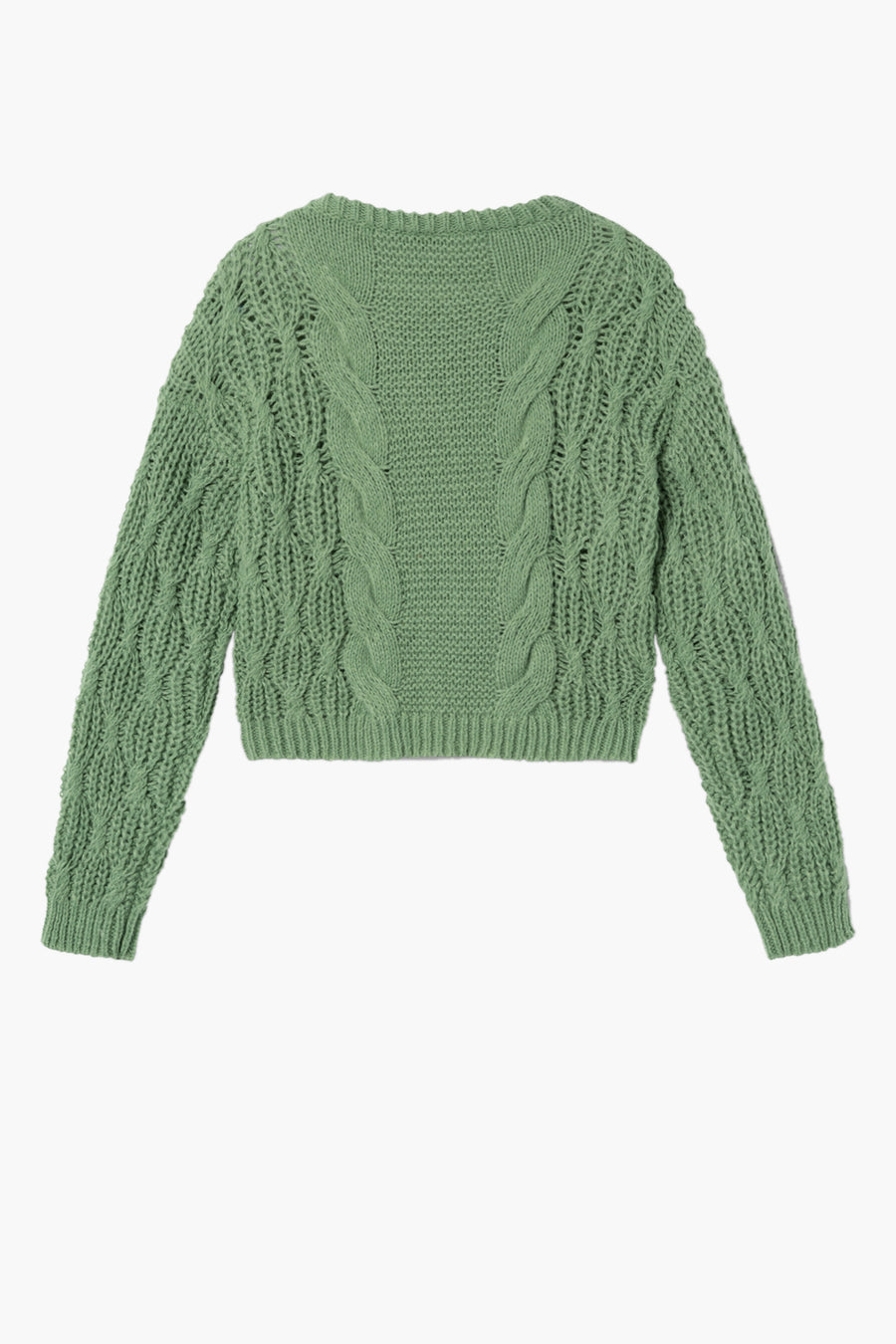 Pull met ronde hals - groen - LMTD