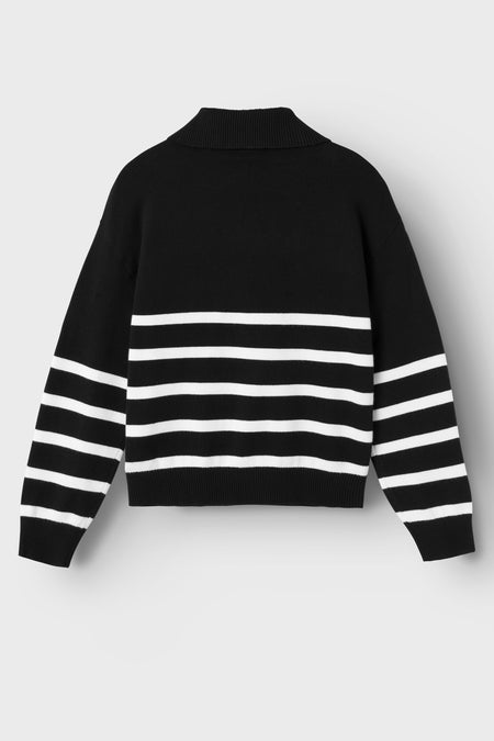 Trui met ronde hals Black denim - LMTD