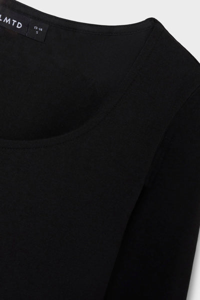 Pull col O Black denim - LMTD