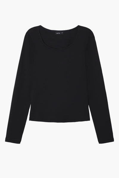 Pull col O Black denim - LMTD