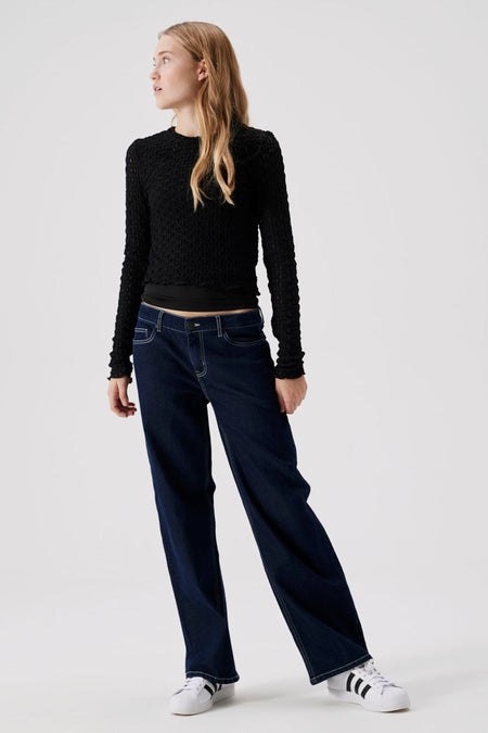 Trui met ronde hals Black denim - LMTD