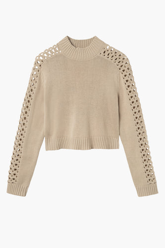 Pull met ronde hals - grijs - LMTD