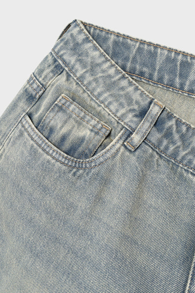 Jeans wide Light blue denim - LMTD