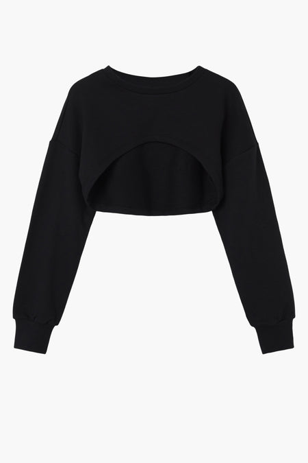 Trui met ronde hals Black denim - LMTD