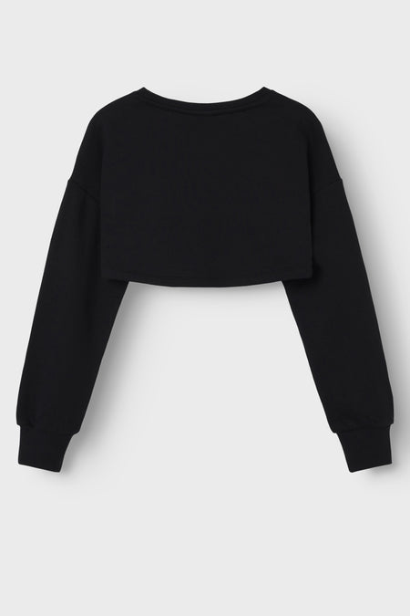 Trui met ronde hals Black denim - LMTD