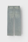 Jeans straight Light blue denim - LMTD
