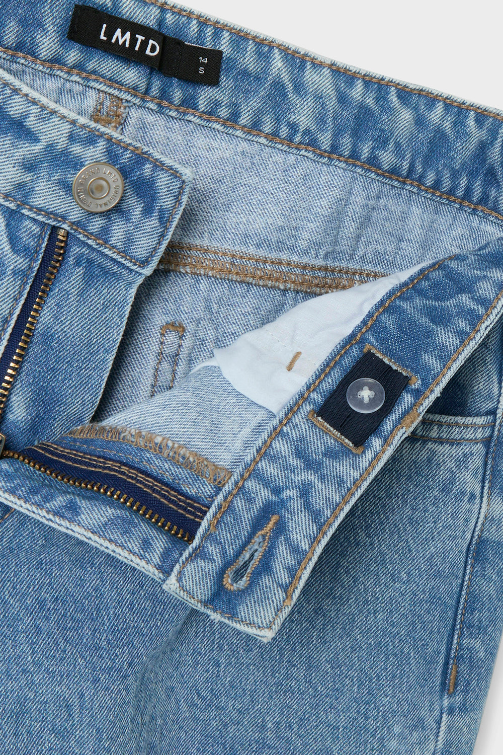 Jeans wide Light blue denim - LMTD
