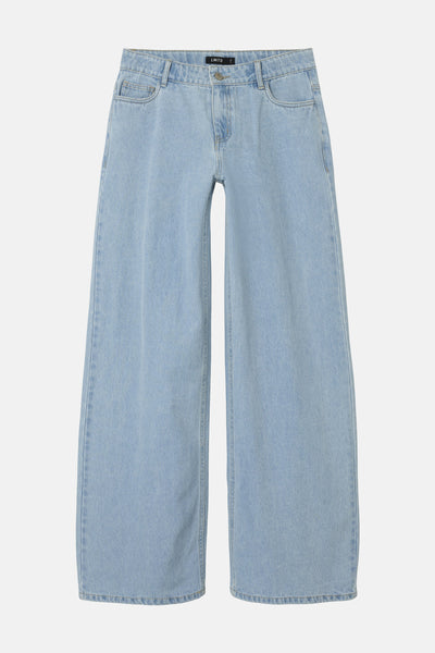 Jeans wide Mid blue denim - LMTD