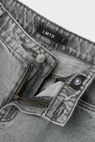 Jeans wide light grey denim - LMTD - LMTD