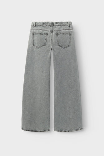 Jeans wide light grey denim - LMTD - LMTD