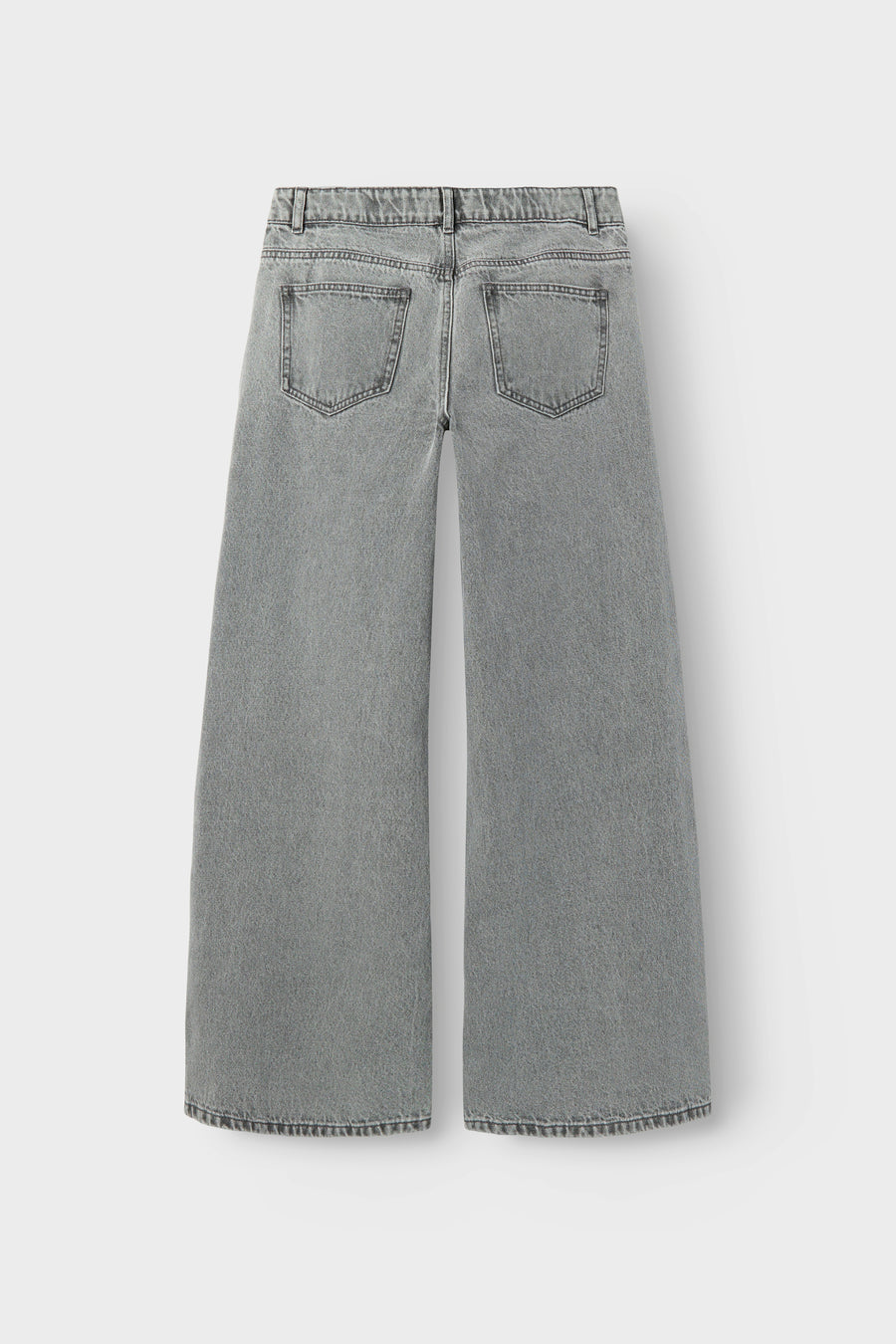 Jeans wide light grey denim - LMTD - LMTD