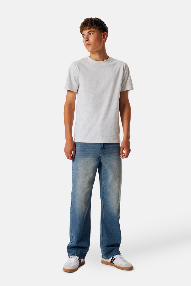 Jeans wide Mid blue denim - LMTD