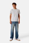 Jeans wide Mid blue denim - LMTD