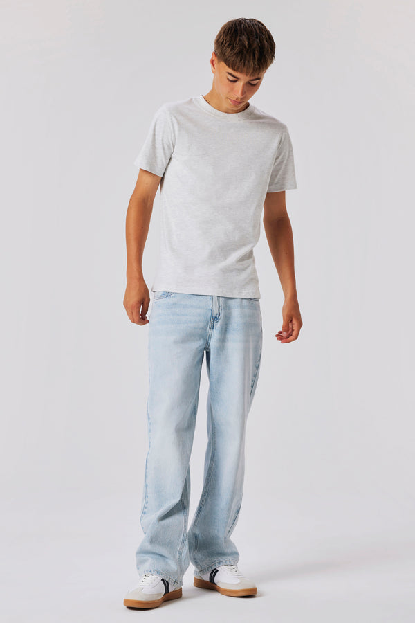 Jeans wide Light blue denim - LMTD