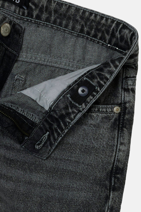 Jeans wide Light grey denim - LMTD