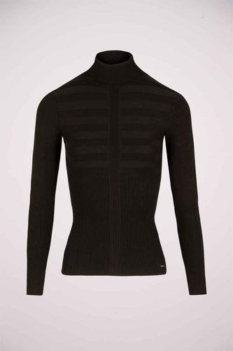 Trui met rolkraag zwart - Morgan De Toi - Morgan De Toi