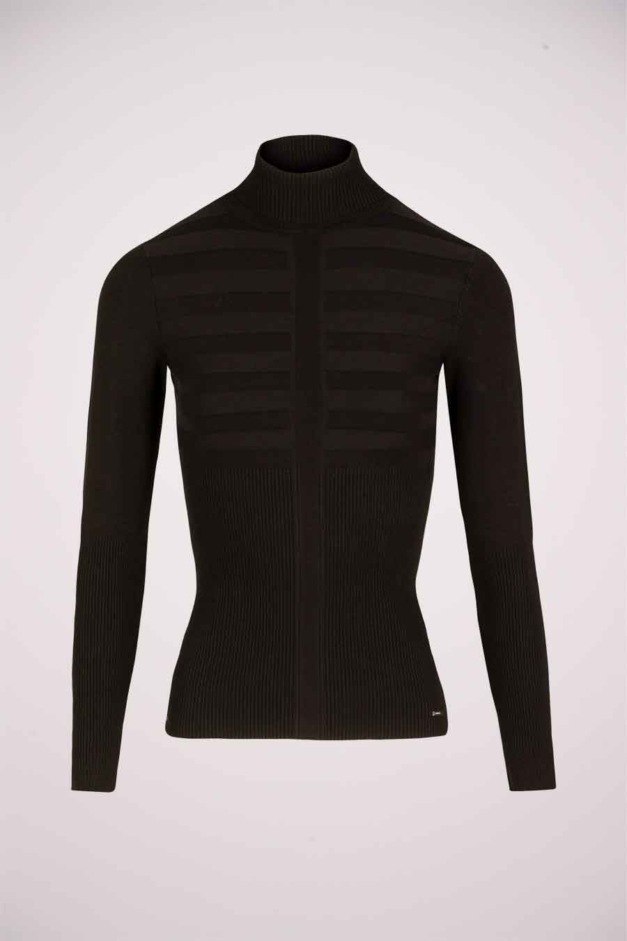 Trui met rolkraag zwart - Morgan De Toi - Morgan De Toi