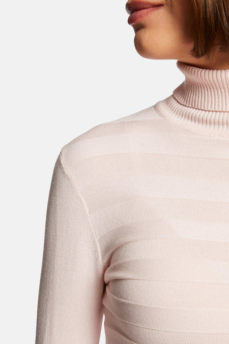 Pull col roulé rose - Morgan De Toi