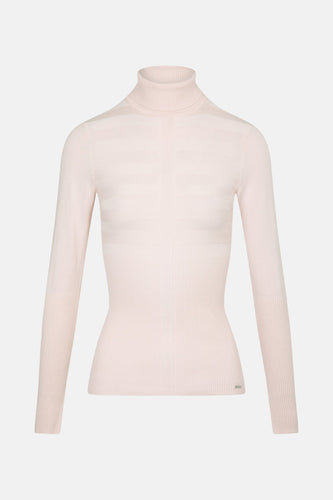 Pull à col roulé - rose - Morgan De Toi