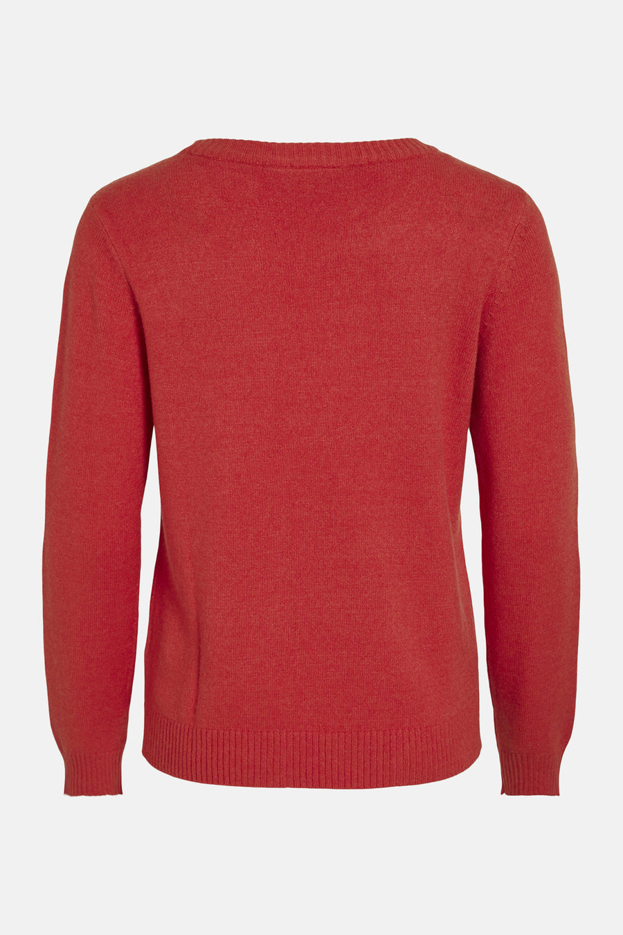 Pull met ronde hals - rood - VILA®