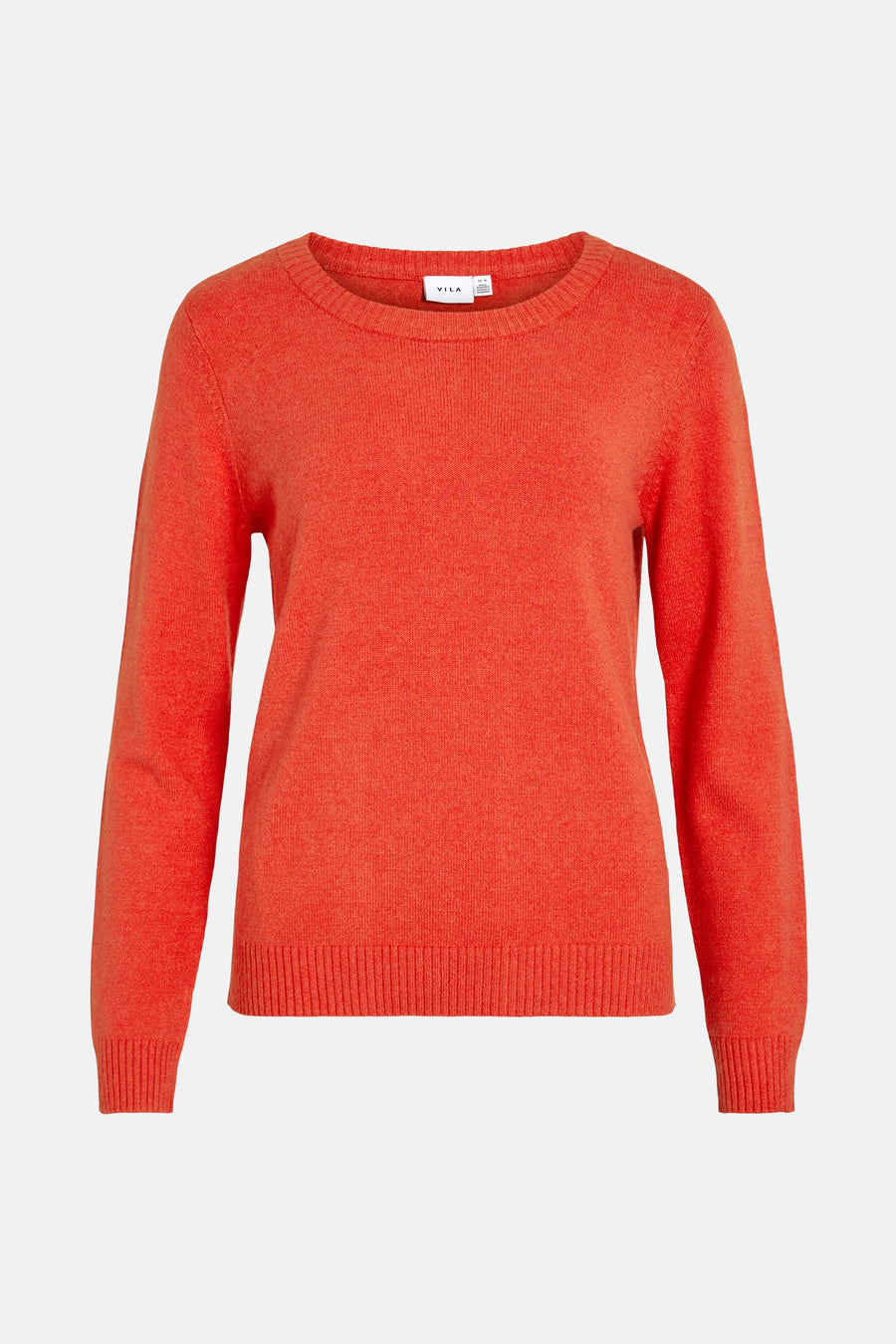 Pull met ronde hals - rood - VILA®
