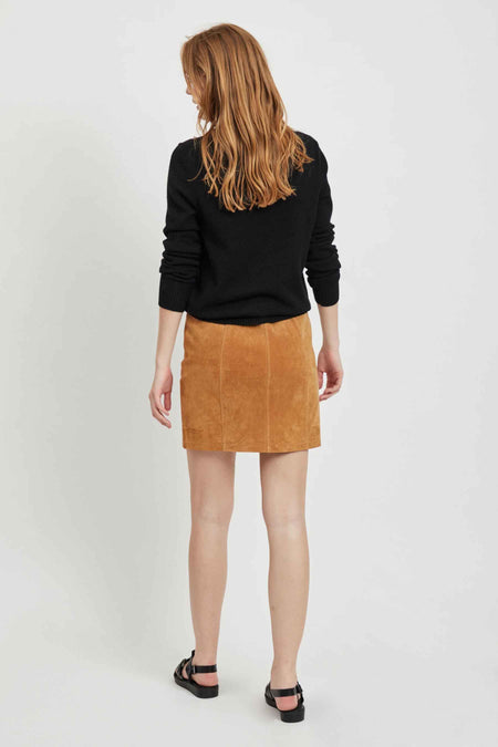 VIRIL O-NECK L/S  KNIT TOP - NOOS