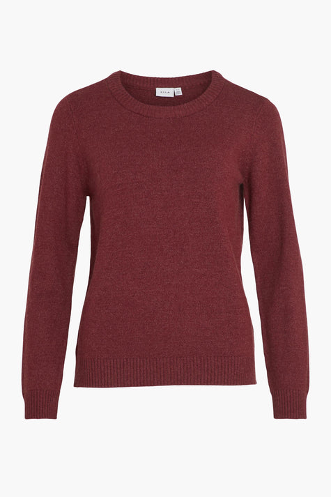 Trui met ronde hals Rood - VILA®