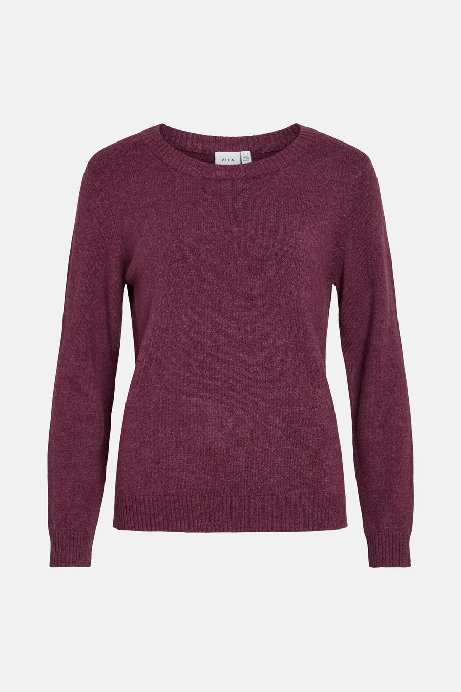 Pull met ronde hals - paars - VILA®