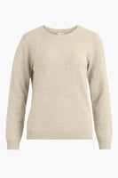 VIRIL O-NECK L/S  KNIT TOP - NOOS