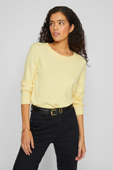 VIRIL O-NECK L/S  KNIT TOP - NOOS