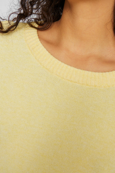 VIRIL O-NECK L/S  KNIT TOP - NOOS