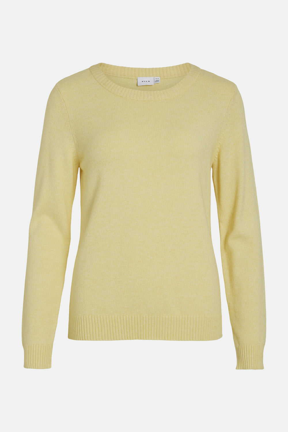 Pull col O Jaune - VILA®