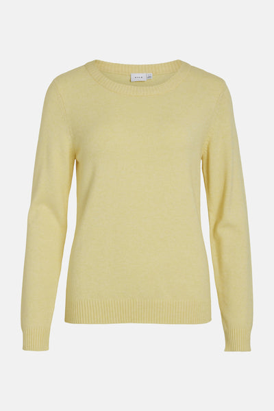 Pull col O Jaune - VILA®