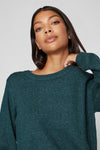 VIRIL O-NECK L/S  KNIT TOP - NOOS